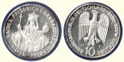 10 DM 1990 Kaiser Friedrich Barbarossa st
